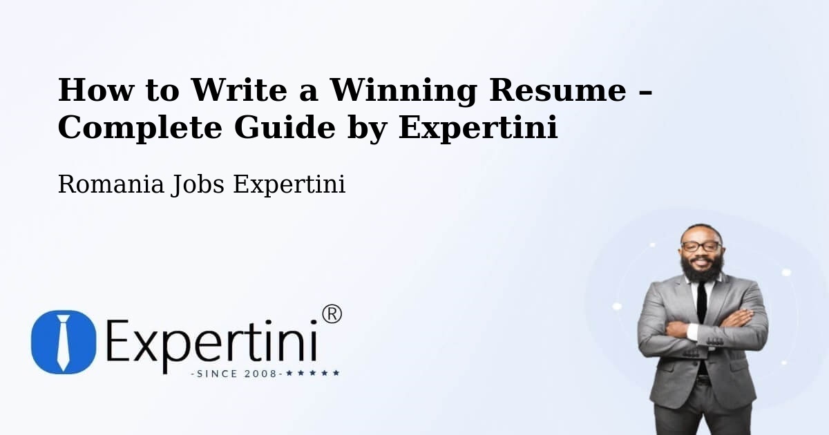 Resume Writing Guide for Job Seekers – Vale - Vale, Romania Jobs Expertini